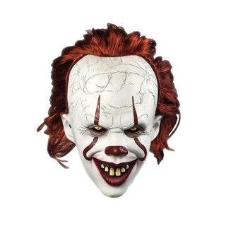 (Sẵn HCM) Mặt nạ nhân vật hề IT hóa trang Halloween chất liệu da cao cấp