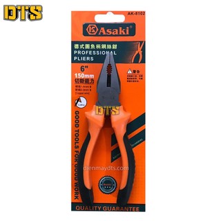 Kìm điện asaki ak-8102 6inh-150mm