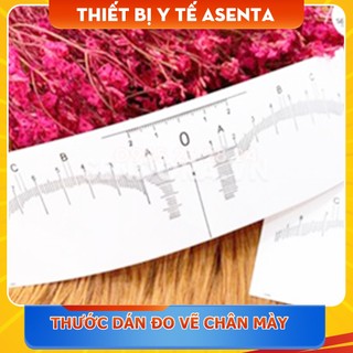 Thước dán đo vẽ chân mày dùng 1 lần (10 cái)