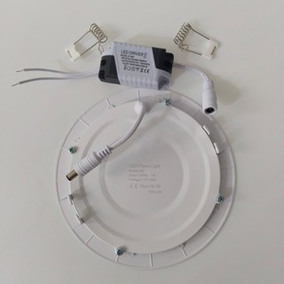 10 đèn led âm trần 9w tròn trắng