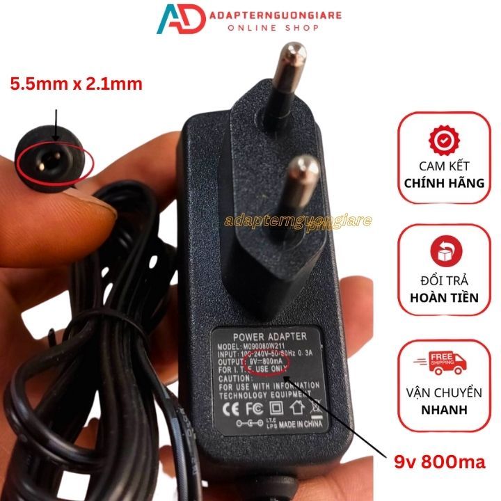 Combo 10c Adapter nguồn TP Link 9V 0.6A giá rẻ