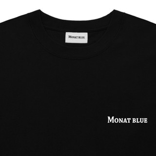 MONAT BLUE Tee Basic 24 - Áo thun basic in logo chất cotton unisex