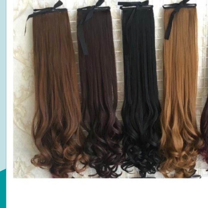 Tóc cột xoăn đuôi 60cm