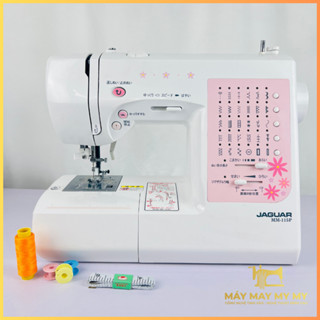  Jaguar MM-115P Máy May Mini Gia Đình Đa Chức Năng Có Vắt Sổ Trang Trí Họa Tiết 