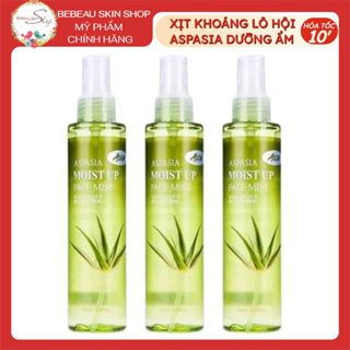 Xịt khoáng Lô Hội Aspasia Moist Up Face Mist Dưỡng Ẩm Căng Bóng Da 150ml Hàn Quốc - Bebeau