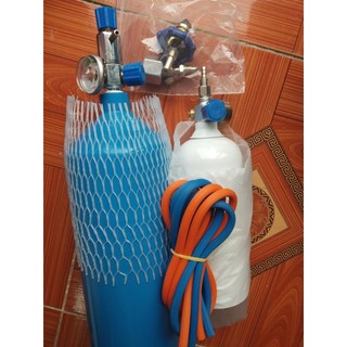 Bộ Đồ Hàn Hơi - Khò Hàn Gió Đá Mini 1 mỏ - 2 mỏ (bình rỗng chưa có khí)