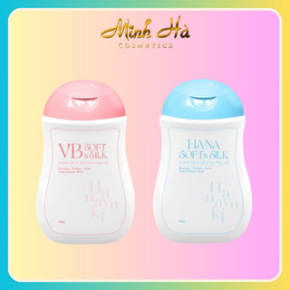  Dung dịch vệ sinh phụ nữ Soft & Silk Hanayuki 150g làm sạch nhẹ nhàng không gây kích ứng khô rát 