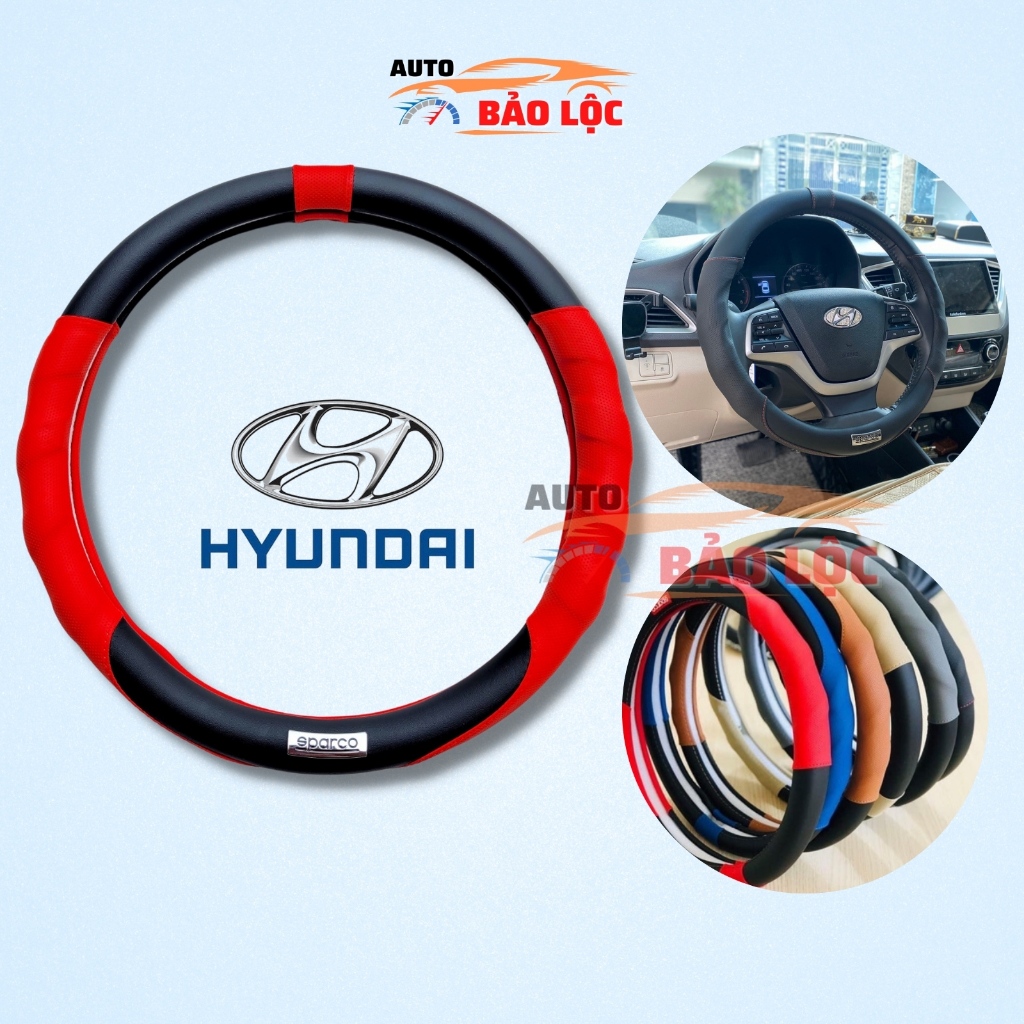 Bọc vô lăng Hyundai I10, I20, I30, Accent, Santafe, Tucson, Kona, Getz, Avante, Elantra, Sonata - Auto Bảo Lộc