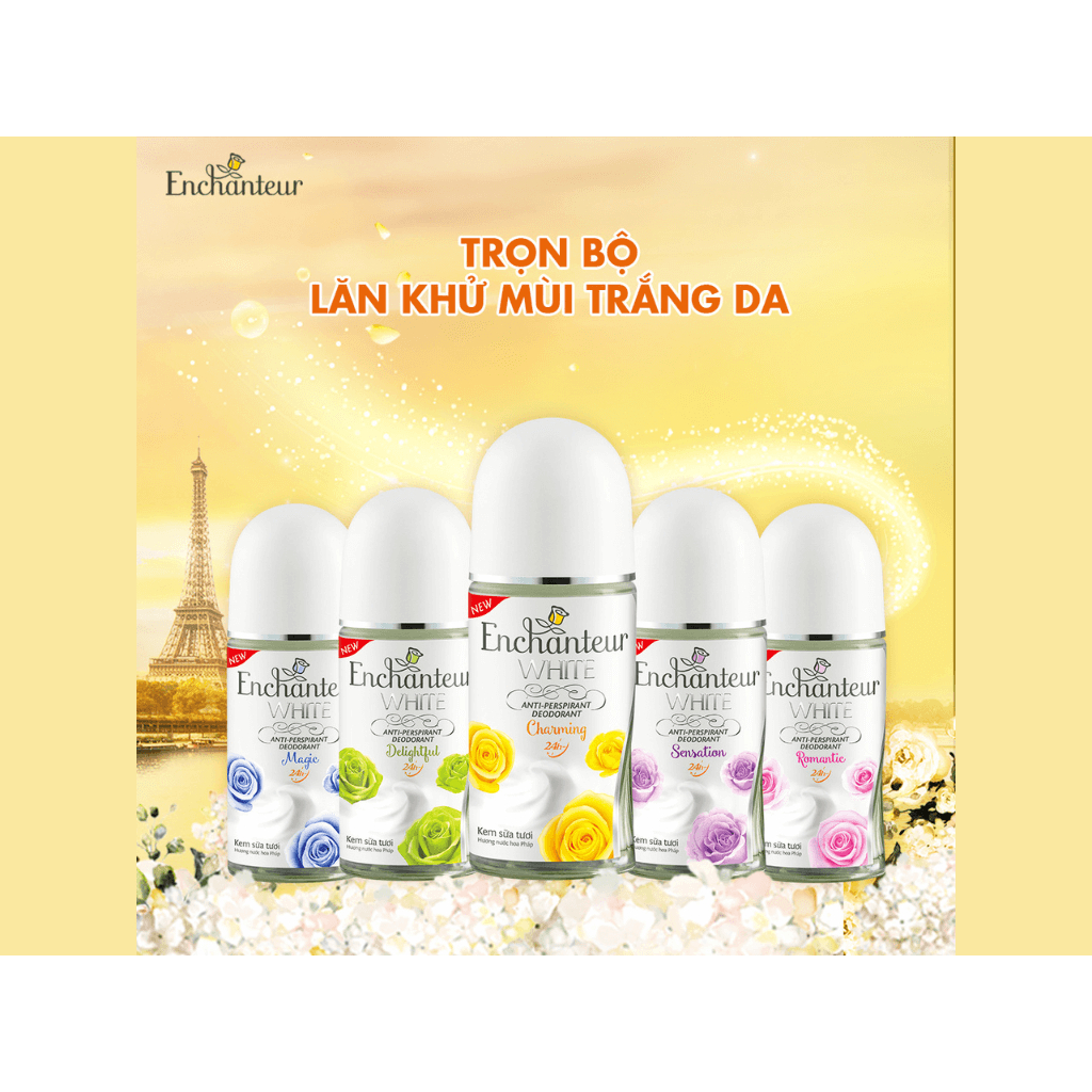 Lăn khử mùi Enchanteur các màu