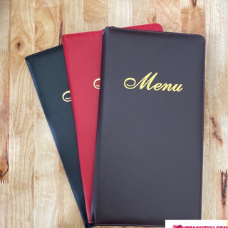 BÌA MENU DA MỀM CỠ TRUNG ( KT Bìa 16x29cm ) 203/207