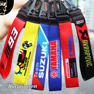 MÓC KHÓA XE MÁY SWAT ( ĐẦU SẮT - DÂY SATIN)
