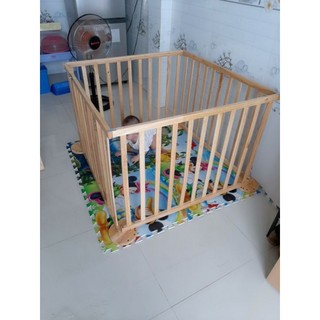 Cũi 3D cho bé 4 cánh nang dẹp