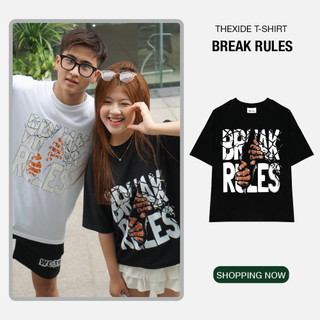 Áo Thun THE XIDE in hình BREAKRULES Chính Hãng Unisex Form Rộng Oversize Premium Cotton 100% 270gsm