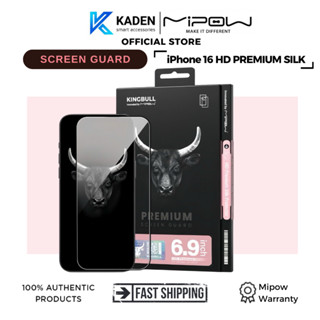  Cường Lực Mipow Kingbull Iphone 16 Series Trong Suốt Hd Premium Silk– Hàng chính hãng 