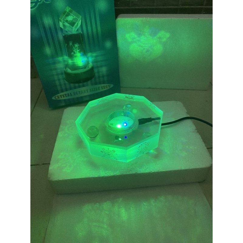 ✨  Đế Sen thủy Tinh 11cm USB 7003  ✨