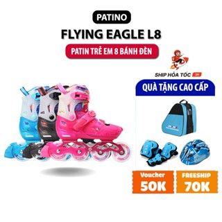 Giày trượt patin trẻ em Centosy Flying Eagle L8, 8 bánh phát sáng chính hãng