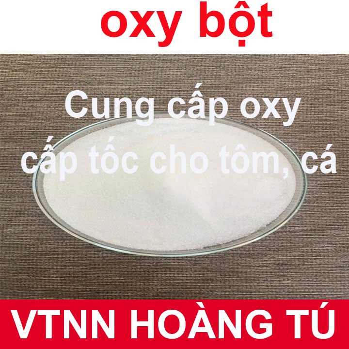 Oxy bột Sodium percarbonate dùng trong nuôi trồng thuỷ sản