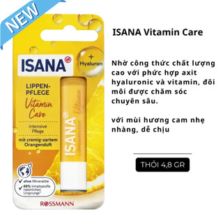 Son dưỡng môi Isana, dưỡng ẩm cho môi, bảo vệ đôi môi khô -Nội Địa Đức