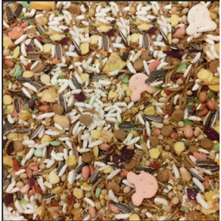 Thức ăn rang chín trộn sâu cho hamster (400g)