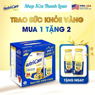 [HSD T7-2027] [TẶNG 2 CHAI YẾN RELAX] Sữa Bột Nutricare Gold Phục Hồi Bồi Bổ Cơ Thể 850g.
