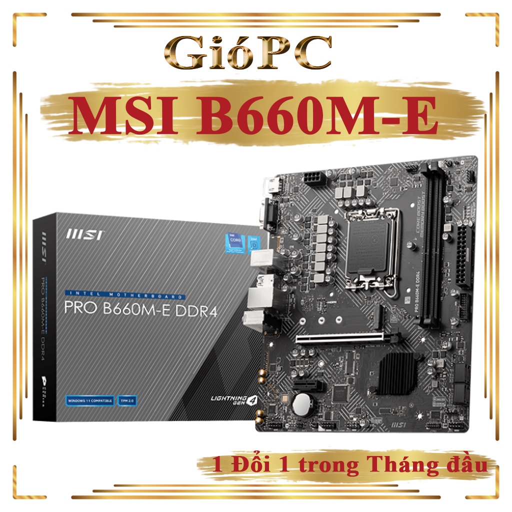 Mainboad Msi B660 m- E chạy socket 1700 dr4, z690m Aorus Elite dr4