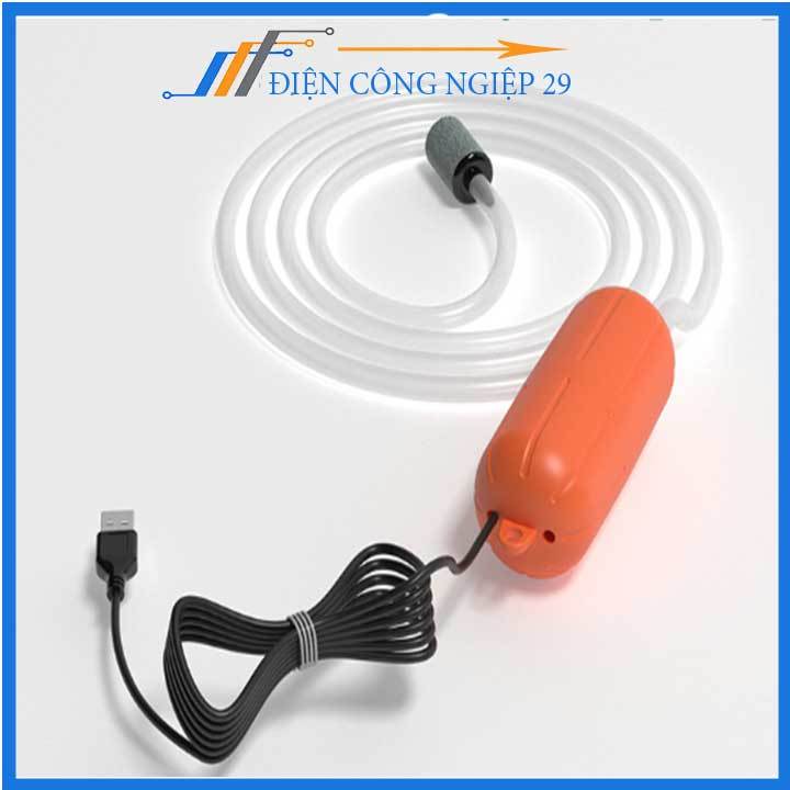 Máy sủi oxy USB - Máy bơm khí oxy - Máy sục oxi - Sủi oxi mini