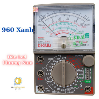 [DE - 960TR] Đồng Hồ Đo Điện Vạn Năng DE - 960TR (xanh)