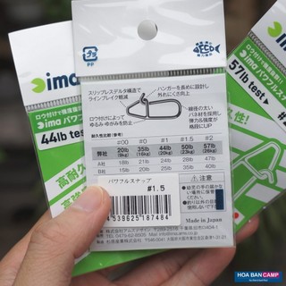 Khóa Link IMA Powerful Snap | 7 chiếc/ vỉ Made in Japan