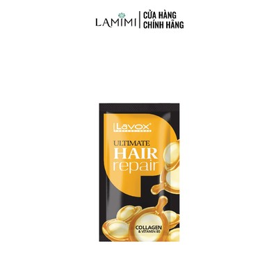 [HÀNG TẶNG] Dầu hấp Lavox phục hồi tóc hư tổn toàn diện dạng gói 10ml tiện lợi