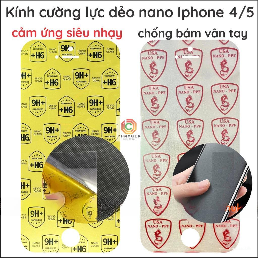 Dán cường lực nano iPhone 4 / 4s / 5 / 5s / 5c / iphone SE