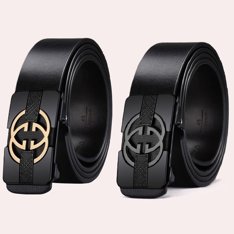 Thắt Lưng Nam Khóa Tự Động, Dây Nịt Nam Mặt Hợp Kim