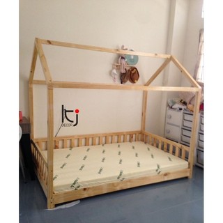 [KID067] Giường trẻ em, giường ngôi nhà, nôi cũi cho bé