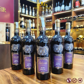  Rượu Vang Đỏ Ngọt Sweet Wine Rượu Vang Ý Bellavita Semi Dolce 8% 750ml - Wine Wander 