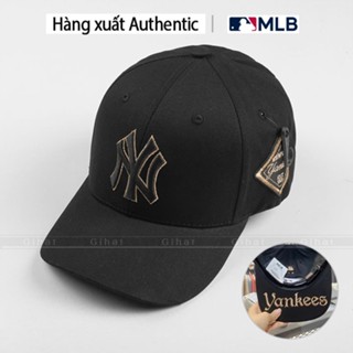 Mũ Lưỡi Trai MLB NY LA Hàng Hiệu Nam NữXuất Hàn Quốc, Nón Kết NY MLB Vải Poly Cotton Thoáng Mát