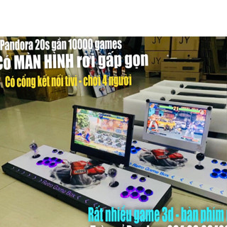  ￼Máy chơi game thẻ Pandora Box 20s có LCD có thể kết nối tivi 10000 game l Game thùng 8x 9x trở về tuổi thơ 