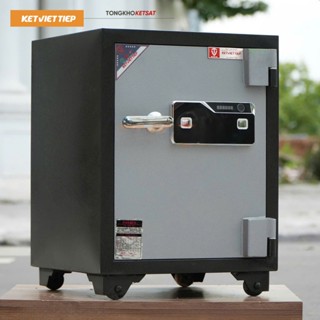 Két sắt Việt Tiệp Khóa Vân Tay Điện Tử KVT415-VTDT BÁO ĐỘNG KHI NHẬP SAI VÂN TAY