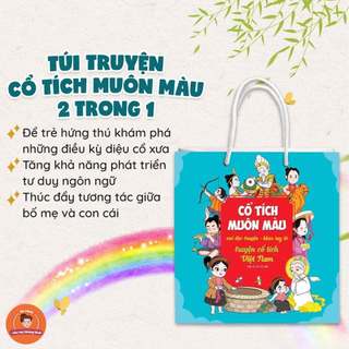 Sách: Combo Cổ Tích Muôn Màu (Túi 8 Cuốn)