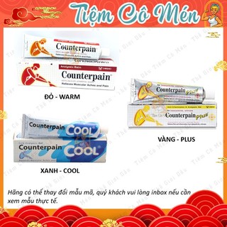  Dầu Xoa Bóp Counterpain Nóng Lạnh Các Size 120g - 60g - 30g 
