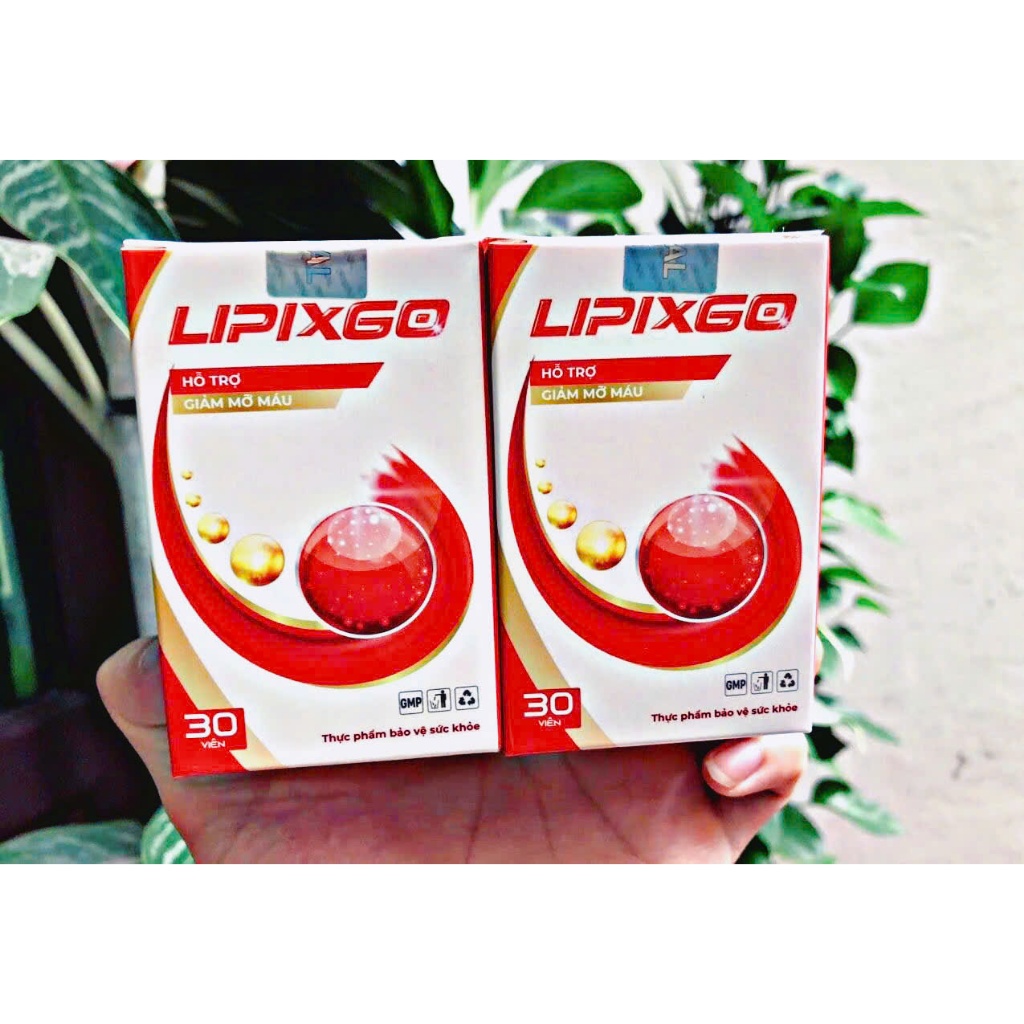 [COMBO 3 HỘP] LIPIXGO VIÊN UỐNG HỖ TRỢ SỨC KHỎE HUYẾT ÁP, PHÒNG NGỪA ĐỘT QUỴ TIM MẠCH,GIẢM MỠ MÁU ỔN ĐỊNH ĐƯỜNG HUYẾT