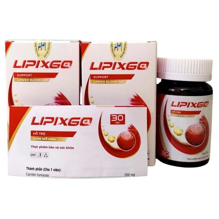 [COMBO 3 HỘP] LIPIXGO VIÊN UỐNG HỖ TRỢ SỨC KHỎE HUYẾT ÁP, PHÒNG NGỪA ĐỘT QUỴ TIM MẠCH,GIẢM MỠ MÁU ỔN ĐỊNH ĐƯỜNG HUYẾT