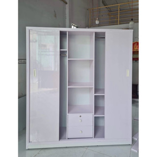  Tủ quần áo nhựa Đài Loan cửa lùa 1m63*1m8*51  