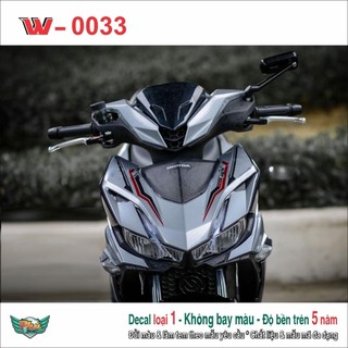 Tem rời Winner X bạc đỏ đen 2022
