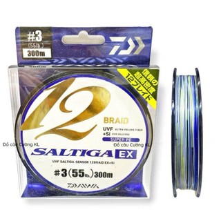 Dù Câu Cá Saltiga EX Sensor 12 sợi EX+Si ( 5 màu )