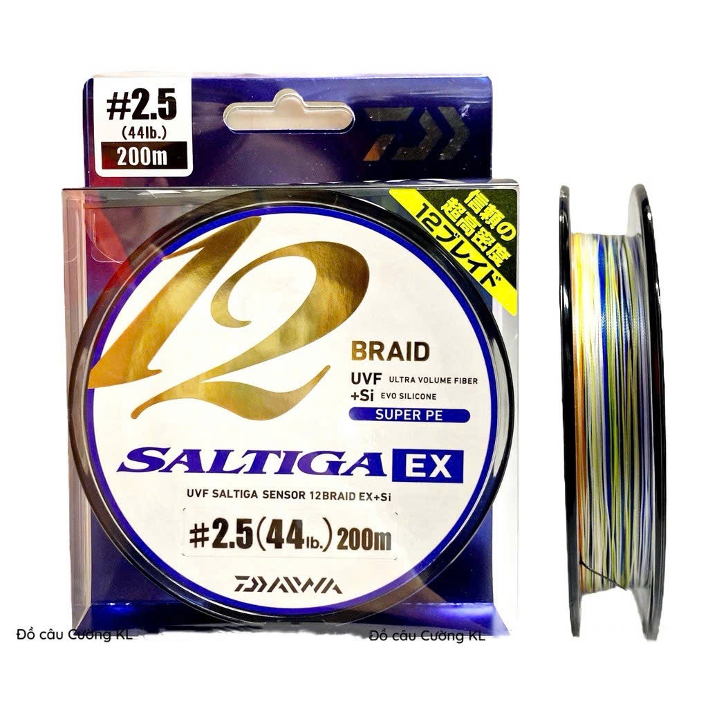 Dù Câu Cá Saltiga EX Sensor 12 sợi EX+Si ( 5 màu )