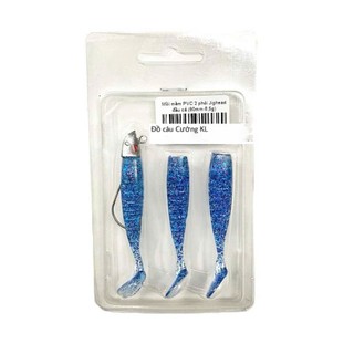 Mồi cá mềm ĐẦU SẮT CÓ 2 THÂN THAY THẾ