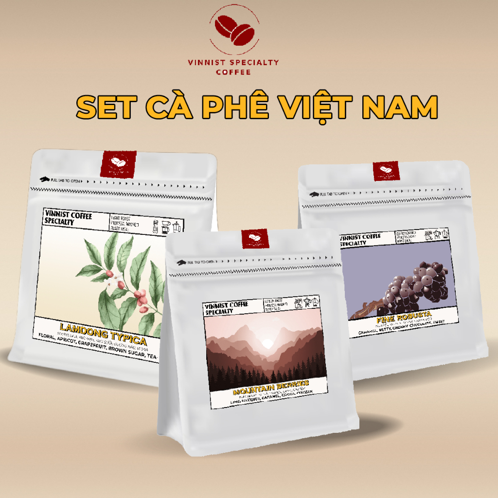 [Bộ Sưu Tập] Cà Phê Đặc Sản Việt Nam - Vinnist Coffee Saigon