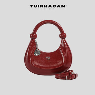 Túi đeo chéo đa năng nữ Tuinhacam Túi xách tay nữ mini form cứng kiểu dáng yên ngựa thời trang retro Hàn Quốc - TNC137