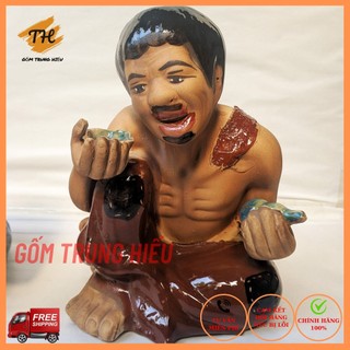 Tượng gốm Bát Tràng Chí Phèo - Thị Nở