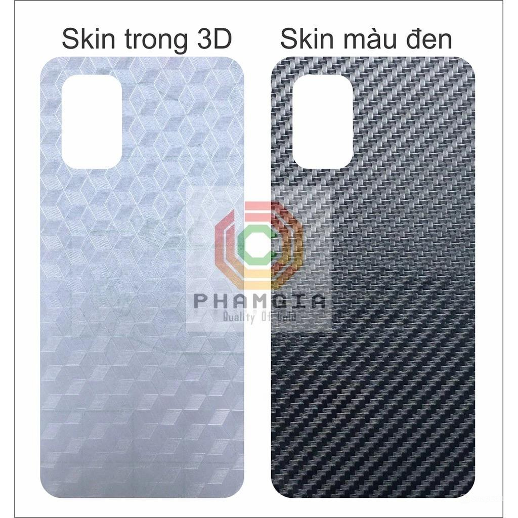 Miếng dán mặt lưng skin carbon Oneplus 8T