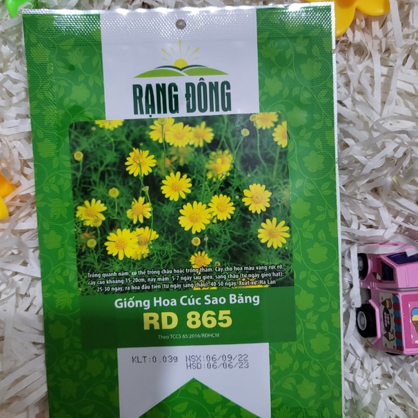 Hạt Giống Hoa Cúc Sao Băng RD 865 (Gói 0,03 Gam)